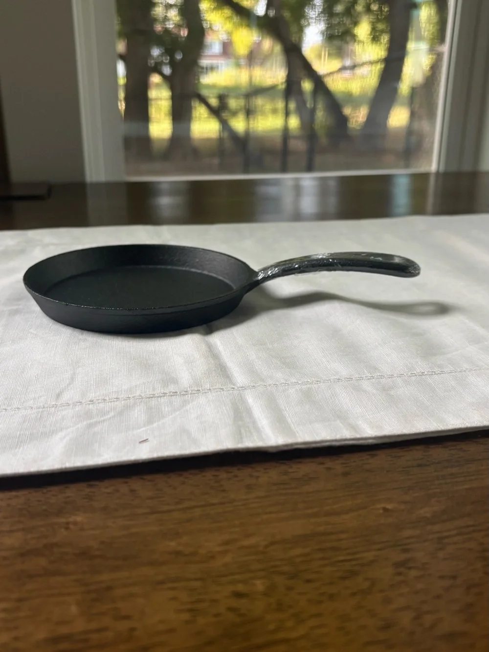 Black Cast Iron Mini Dessert  Skillet 5”